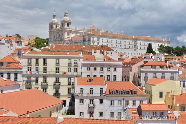 Miradouro de Santa Luzia em Lisboa