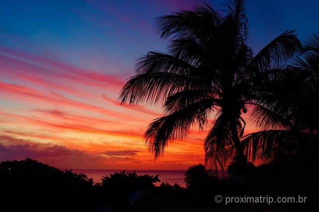 Pôr do Sol em Antígua e Barbuda!