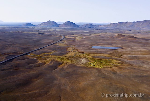 Islândia ou Marte? Paisagens bizarras nos arredores da Ring Road rumo ao norte do país