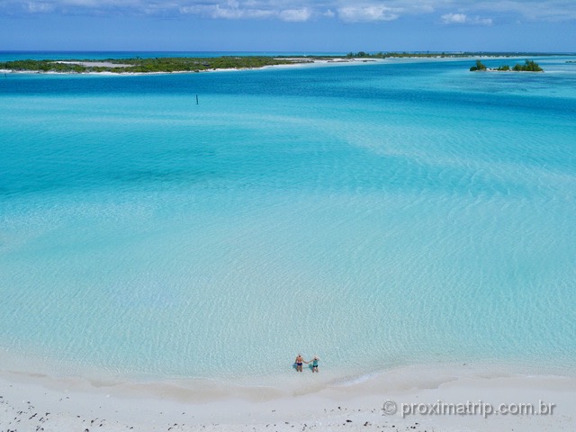 Praia de sonho em Providenciales: Leeward Beach foi nossa praia favorita em Turks and Caicos