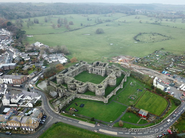 Vista de Beaumaris com o drone!