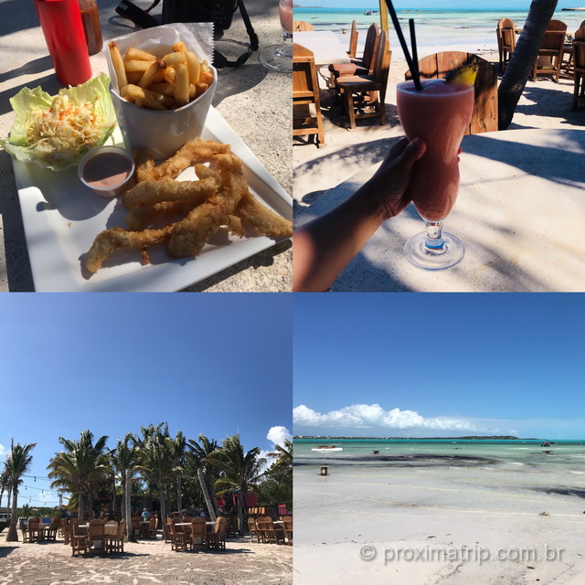 Ponto turístico e gastronômico em Providenciales: Bugaloo's em Five Cays