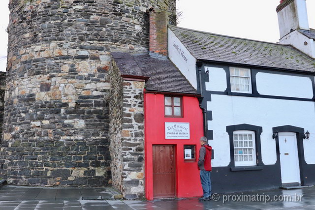 A menor casa da Grã Bretanha pode ser visitada em Conwy