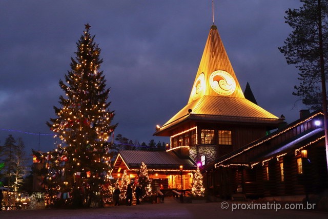 Uma atração imperdível na Lapônia: a Vila do Papai Noel