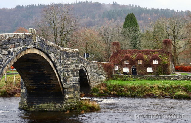 A Casa de Chá mais linda que eu já vi: na cidade de Llanrwst