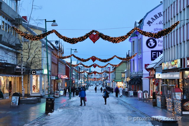 Cidade de Tromso, na Noruega: a capital mundial da aurora boreal