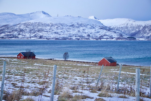 Lindas paisagens na Noruega