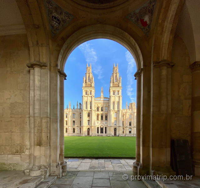 Christ Church College - um dos colleges mais tradicionais da Inglaterra