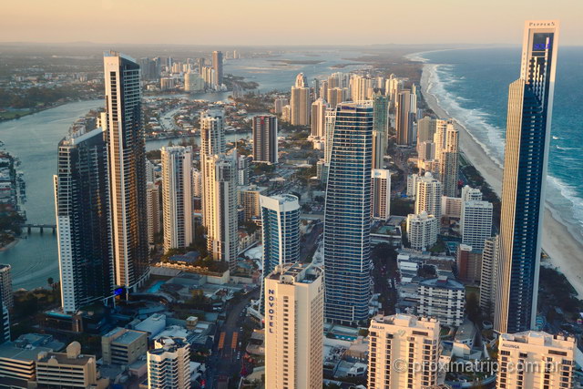 Skyline de Gold Coast Austrália