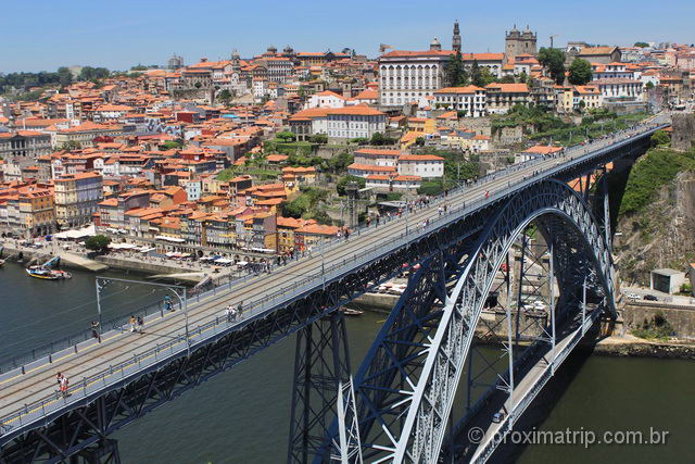 Ponte Luis I na cidade do Porto - Portugal