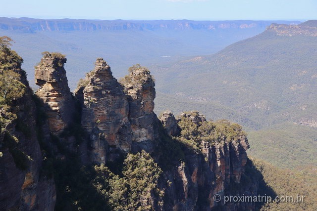 Paisagem no Parque Nacional Blue Mountains, Austrália