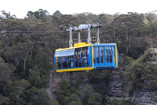 Skywalk...com chão de vidro!