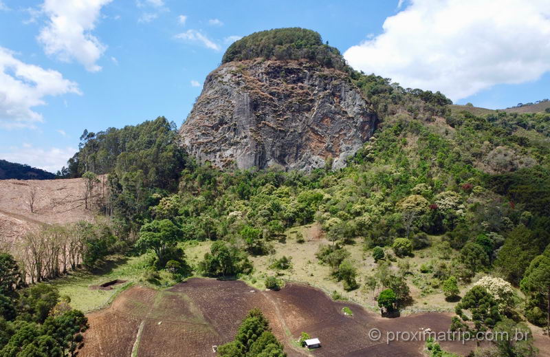 Pedra Chanfrada em Gonçalves MG com drone