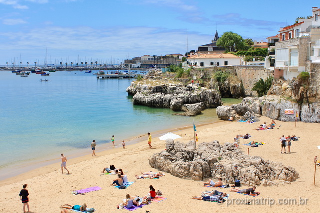 O que fazer em Cascais Praia da Rainha