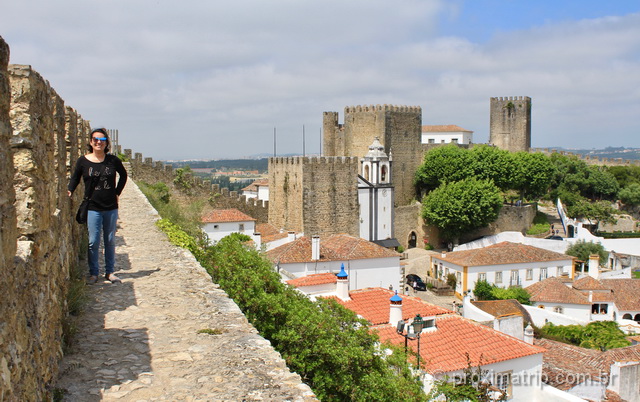 O que fazer em Óbidos - caminhar pela Muralha