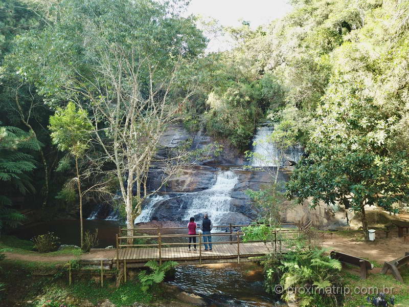 Cachoeira em Cunha, interior de São Paulo