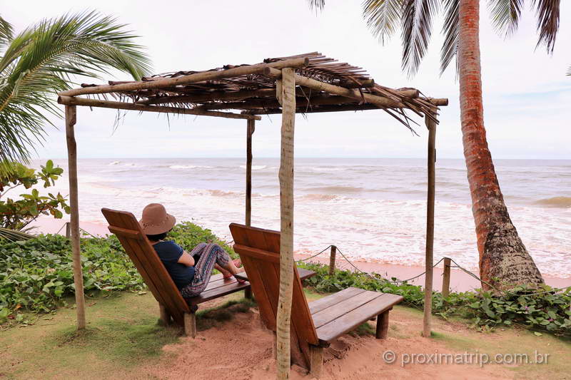 Dia nublado em Algodões, na Península de Maraú