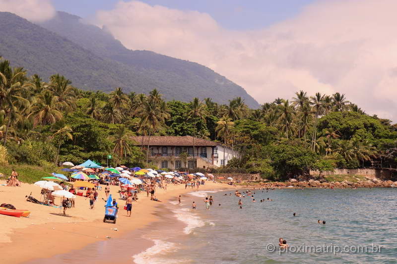 Praia da Feiticeira, em Ilhabela