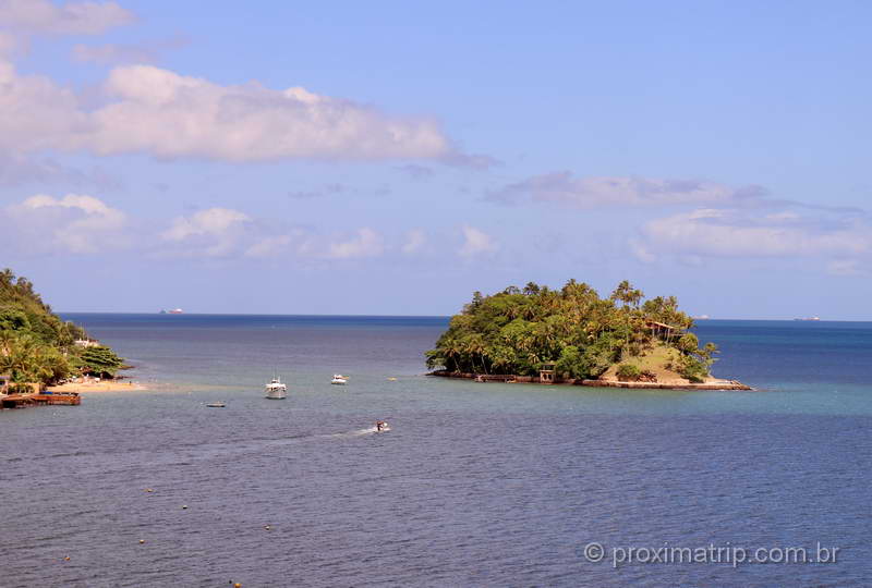 Ilha das Cabras, em Ilhabela