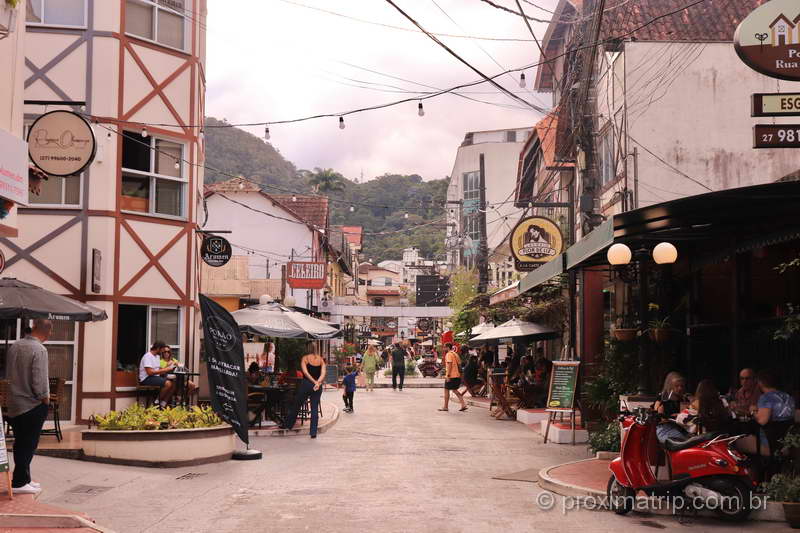 Rua do Lazer: ponto turístico em Domingos Martins