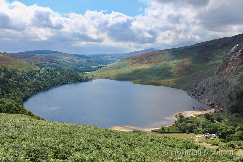 Conhecer o Lough Tay é uma das dicas do que fazer em Wicklow