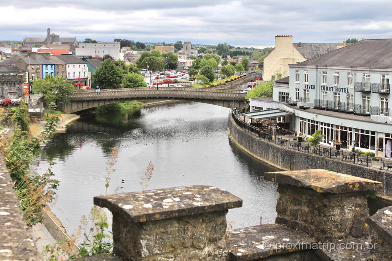Vista do Rio Nore em Kilkenny