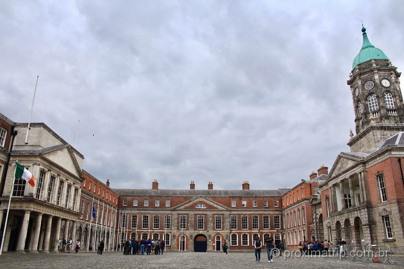 Castelo de Dublin, um dos principais pontos turísticos da cidade