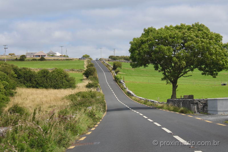 Dirigindo na costa oeste da Irlanda: Wild Atlantic Way