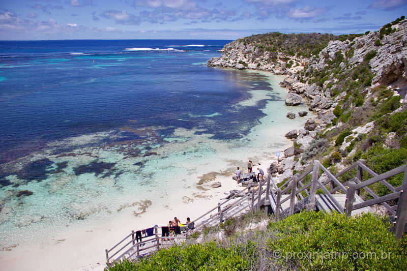 Praias incríveis em Rottnest Island: Parker Point