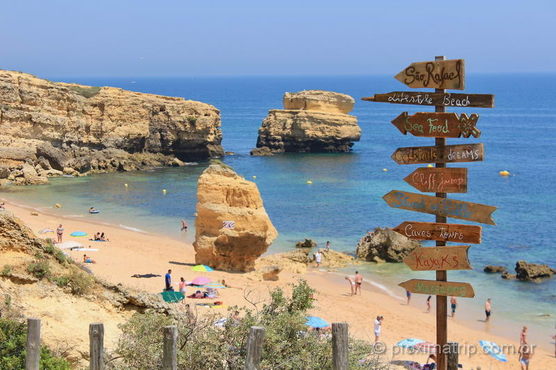 Praia de São Rafael, em Albufeira