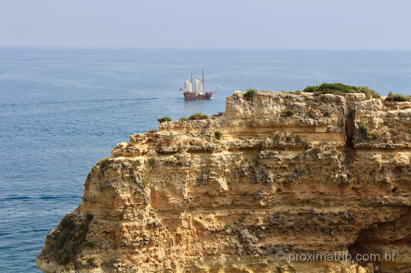 Paisagens do Algarve, no sul de Portugal