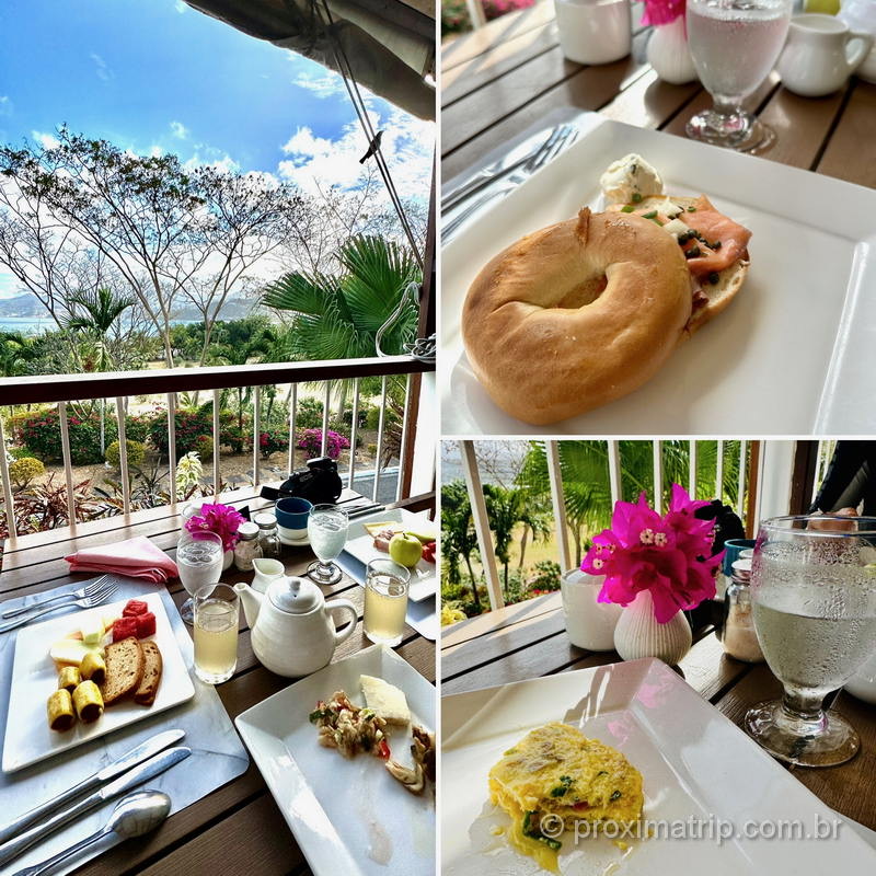 Café da manhã do Mount Cinnamon Resort