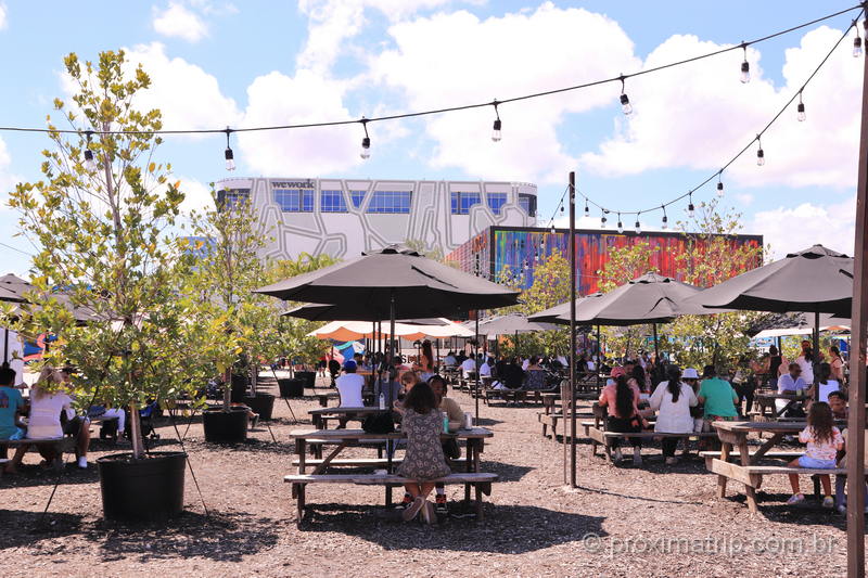 Smorgasburg Miami, no bairro de Wynwood