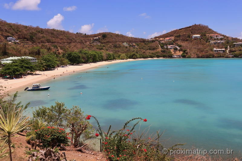 BBC Beach: praia linda na ilha de Granada, Caribe