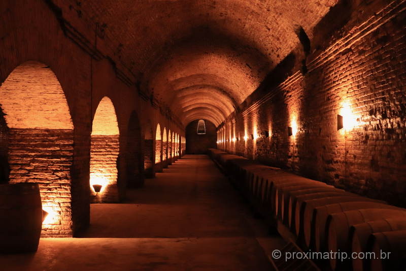 Bodegas subterrâneas na Vinícola Cousiño Macul