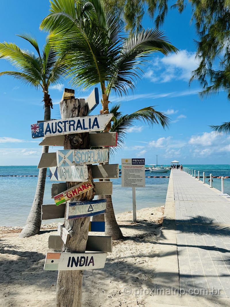 Rum Point, um dos pontos turísticos de Grand Cayman