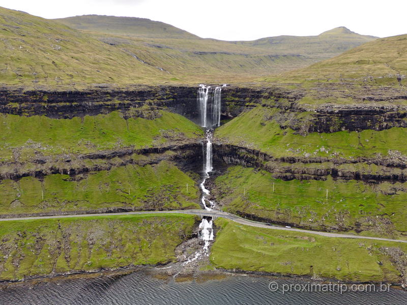 Fossá: a maior cachoeira das Ilhas Faroé