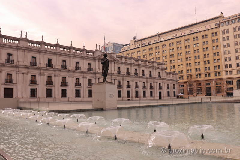 Roteiro de 5 dias em Santiago: o Palácio de La Moneda, edifício oficial do presidente do Chile